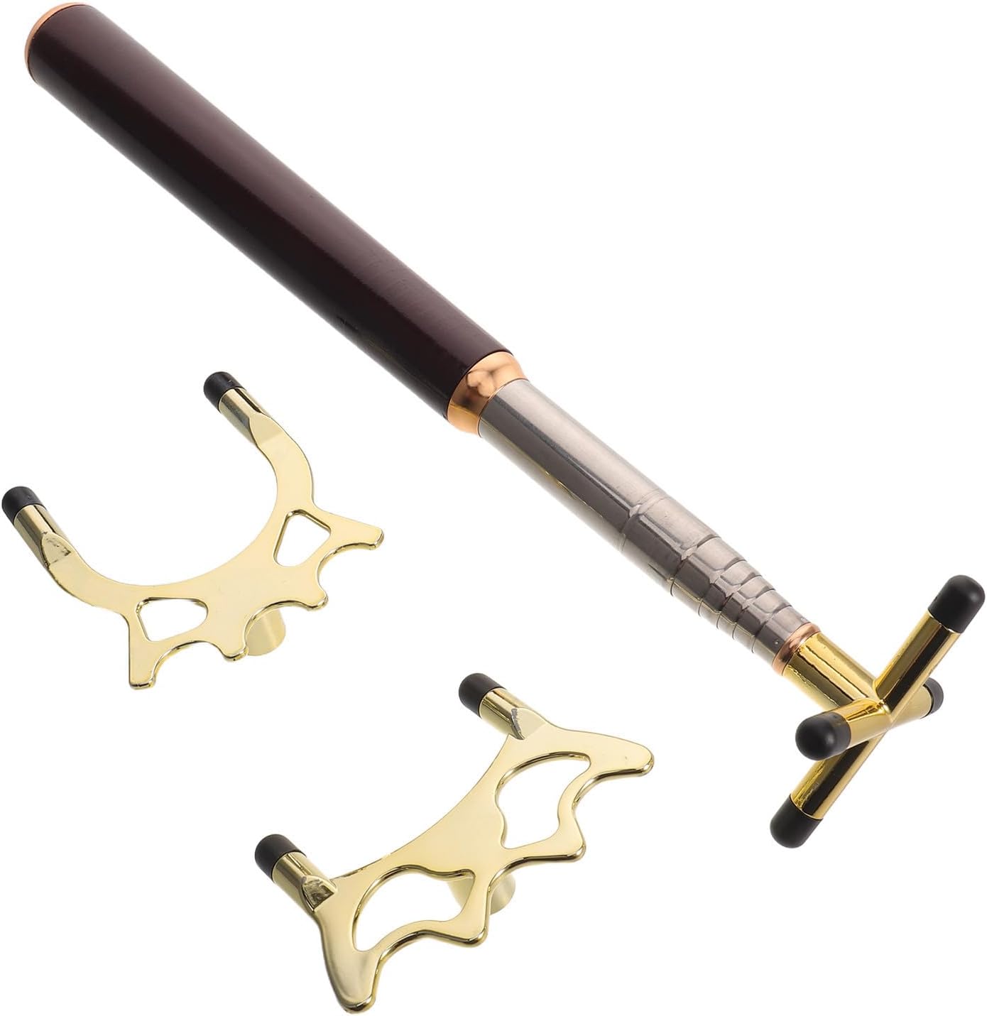 Telescopic Billiard Cue Bridge with Removable Metal Bridge Head for Snooker and Pool Table Versatile Design for Practice Sessions and Game Nights