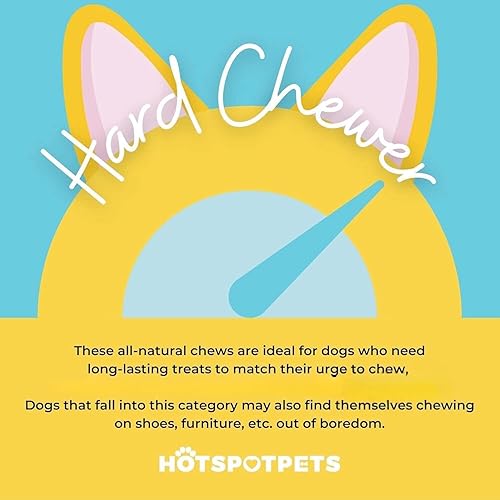 Miniatura 5 de hotspot pets Palitos trenzados para perros  Golosinas masticables de carne torcida de alta calidad de larga duración para perros  Sin granos,