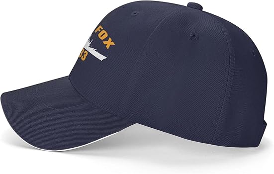 USS Fox Cg 33 Unisex Baseball Cap Adjustable Snapback Hats Dad Hat