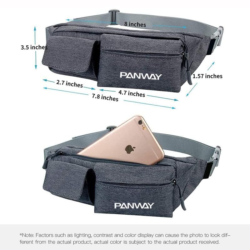Image of Handcuffs Waist Bag For Men & Women | Side Bag | Fanny Pack | Belly Pouch | Hip | Wrist | Stomach | Belt | Kamar Pouch | Sports | Bum Bags