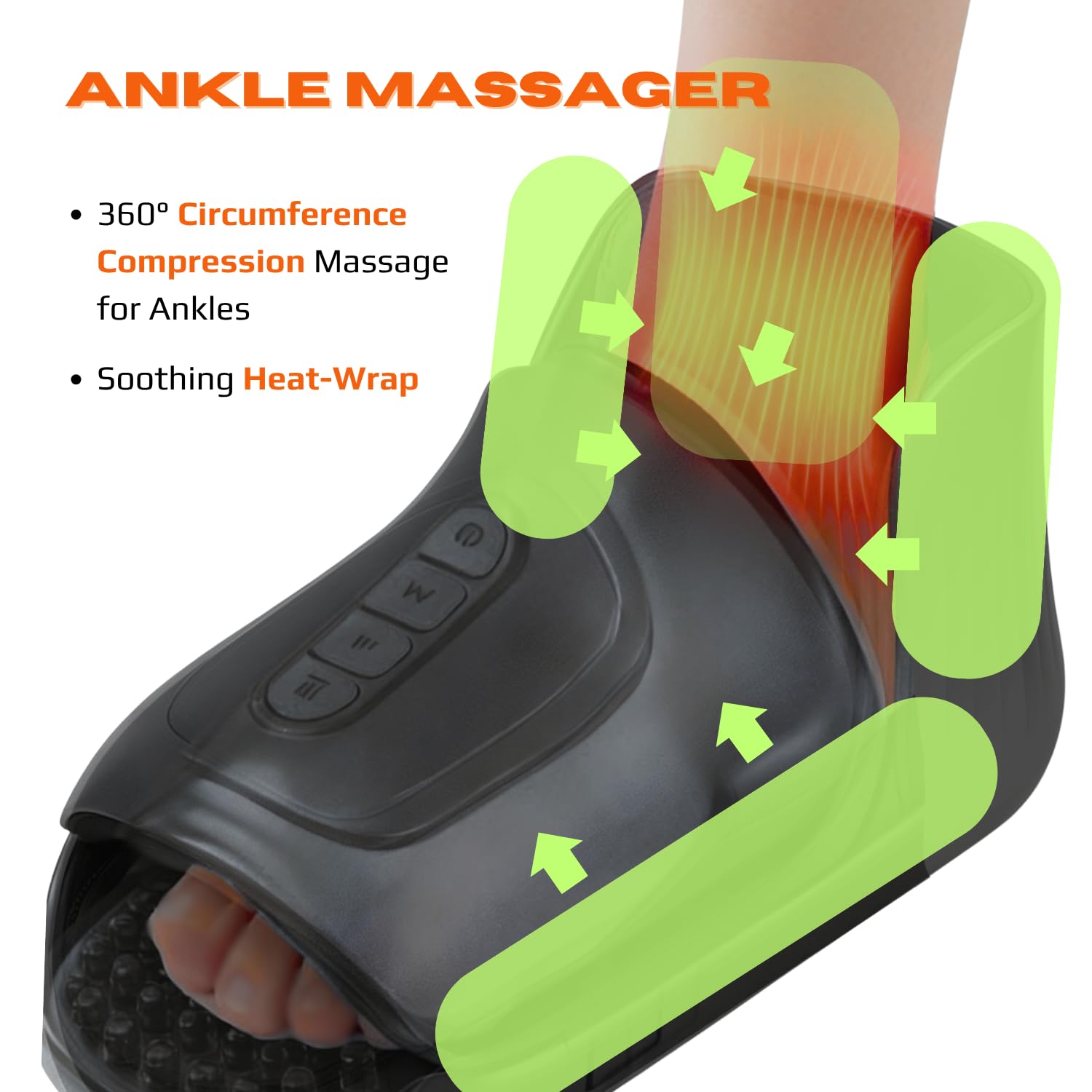 Shiatsu - Masajeador de pies, Control de panel, 1