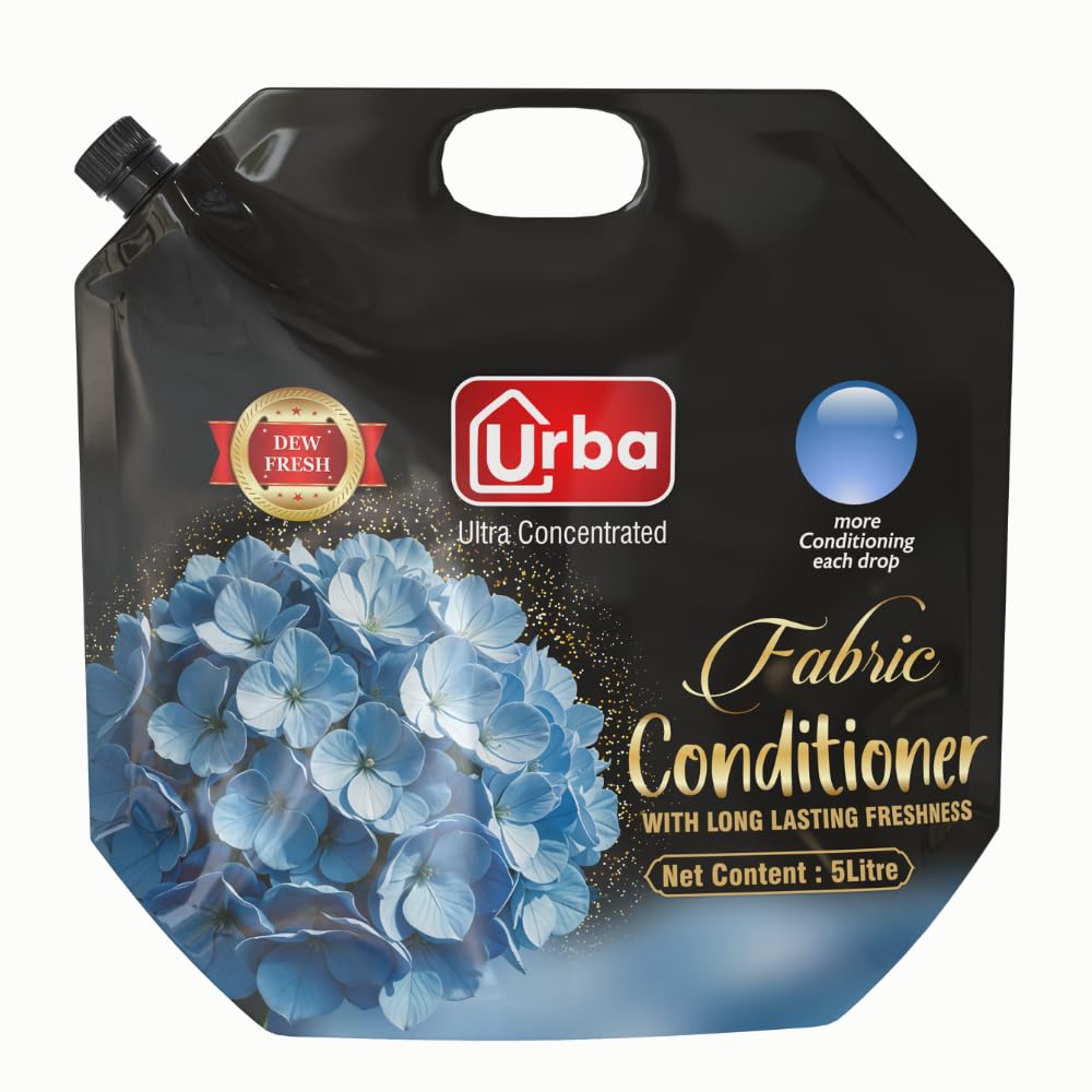 Urba Clean fresh Rich perfume Fabric Conditioner 5 litre | Fabric Softener| After Wash Liquid Fabric Softener | Softness, Shine & Long Lasting Freshness (B0CFB3GJYQ) Amazon Price History, Amazon Price Tracker