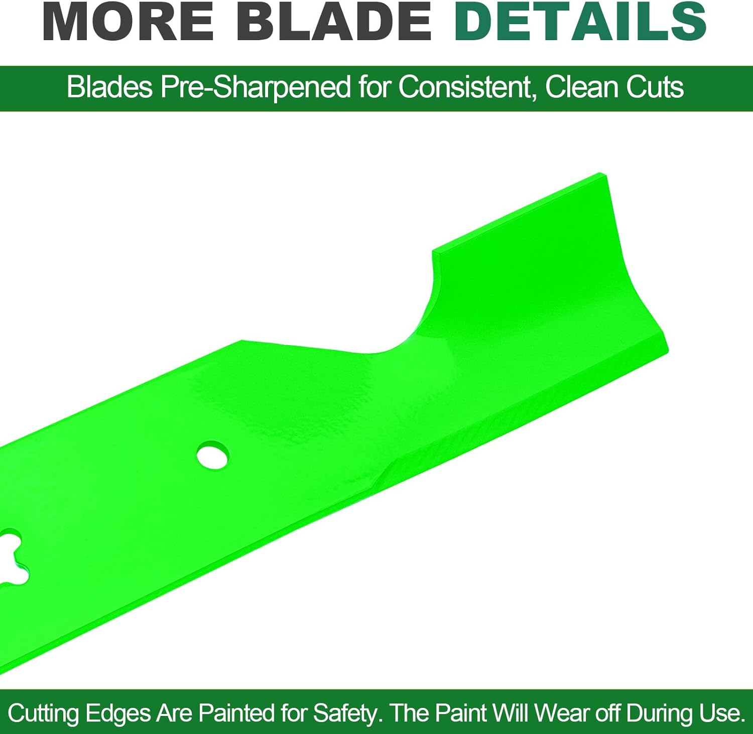 Hus qvarna 187256 187254 532187256 532187254 574292401 High Lift Blades Compatible with 54 inch Deck Lawn Mower Hus qvarna Z254F Z254 MZ54 RZ5424 RZ5426 YTH26V54 YTH2454 YTH24V54 LGT2654 LGT2554