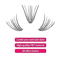 Vista 231 de Eyelash Extension Kit Lash Bond and Seal Lash Clusters with Eyelash Tweezer Lash Glue for Individual Lashes Lash Applicator Tool for DIY Lash