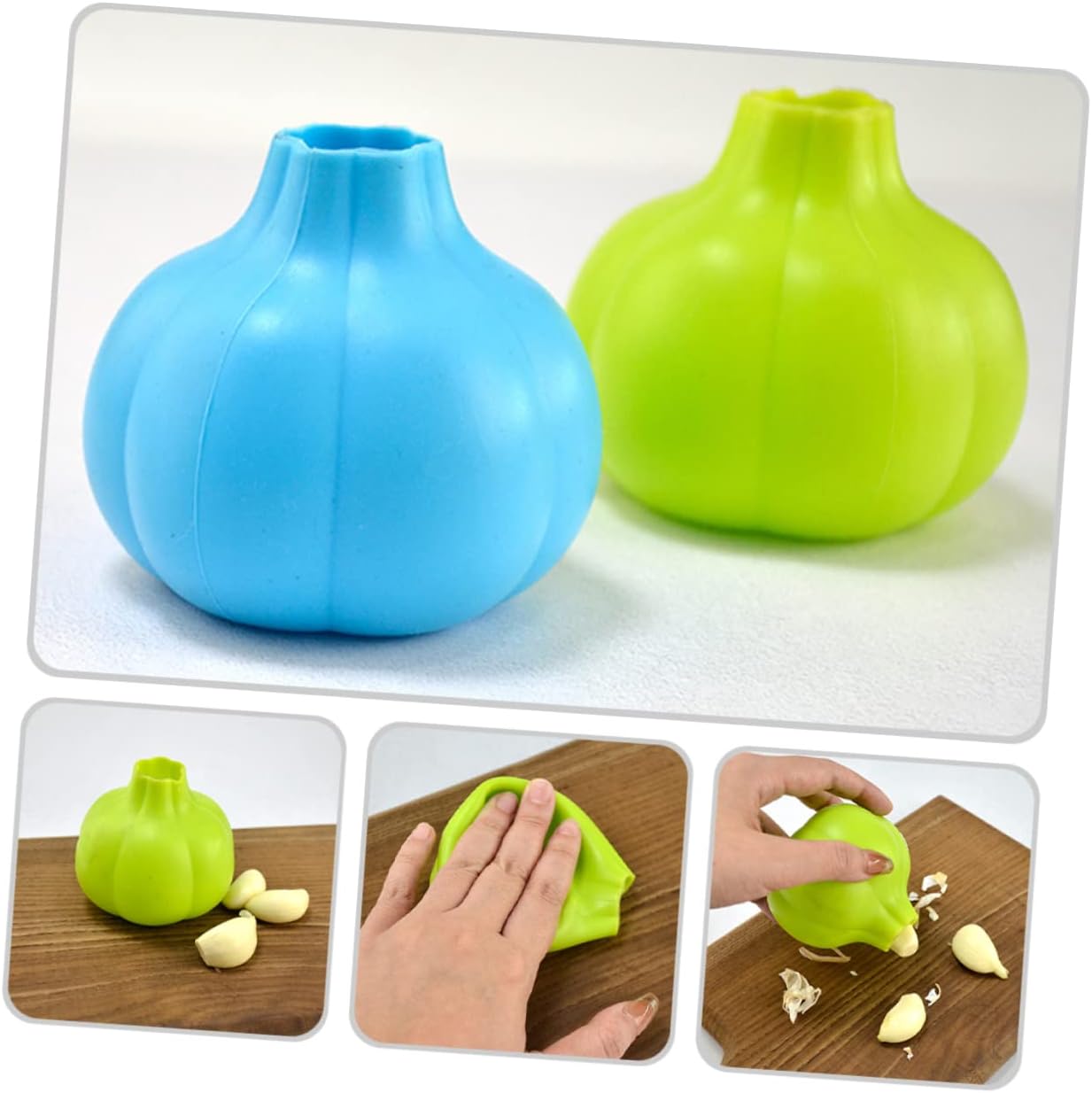 2pcs Garlic Peeler Automatic Garlic Peeler Garlic Skin Remover Keeper Garlic Peeling Machine Garlic Reusable Peeler Silicone Garlic Peelers Kitchen Tool Peeler Peeled