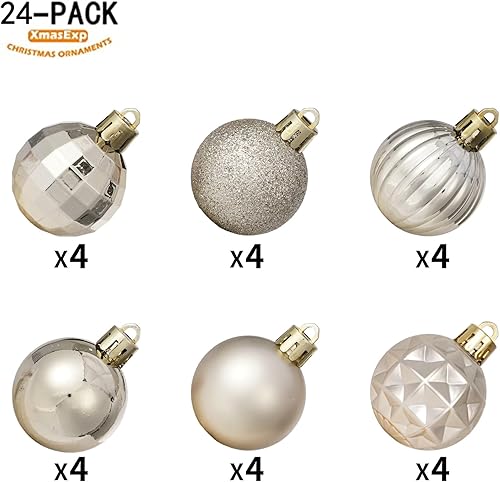 Miniatura 2 de XmasExp - Bolas de Navidad para colgar (34 unidades, irrompibles)
