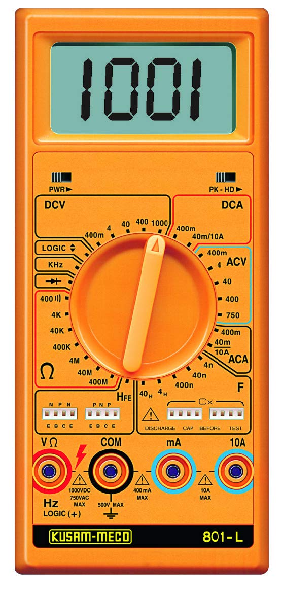 KUSAM-MECO 3¾ Digit 3999 Counts Digital Multimeter (11 Functions 36 Ranges) (B08CMVLD8M) Amazon Price History, Amazon Price Tracker