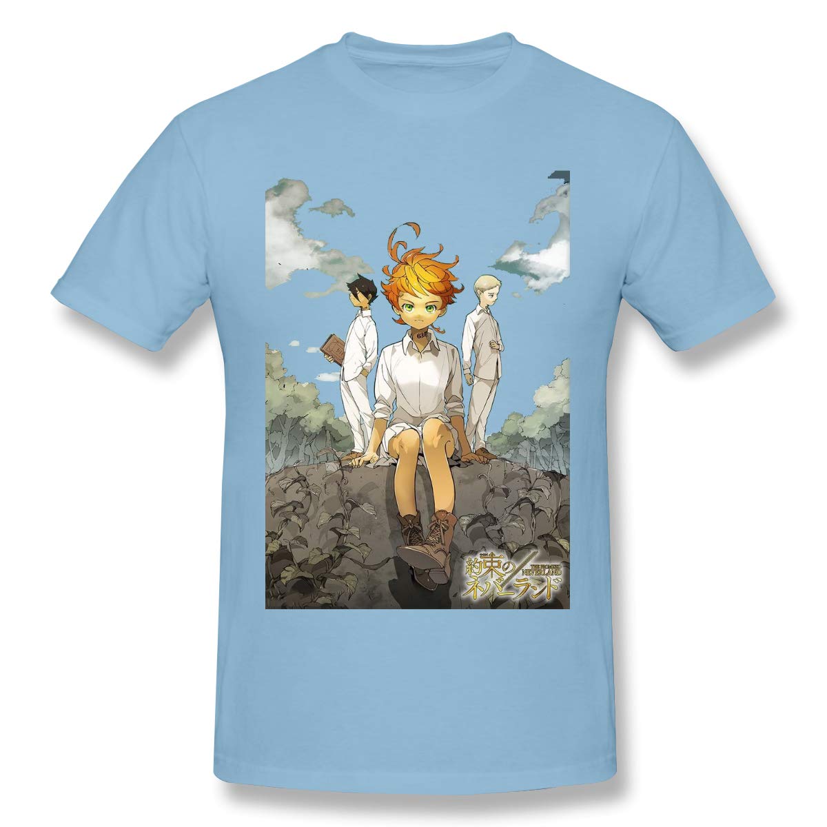 ShirtBlue The Promised Neverland Shirt for Mens/Womens/Unisex/Teenagers The Promised Neverland Cosplay Shirt