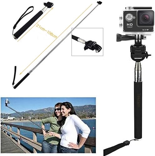 Miniatura 6 de Kit de accesorios para cámara de acción compatible con Gopro Hero 11 10 9 8 7/AKASO EK7000/Brave 4/7 LE/V50X/Dragon Touch 4K Cámara de montaje en