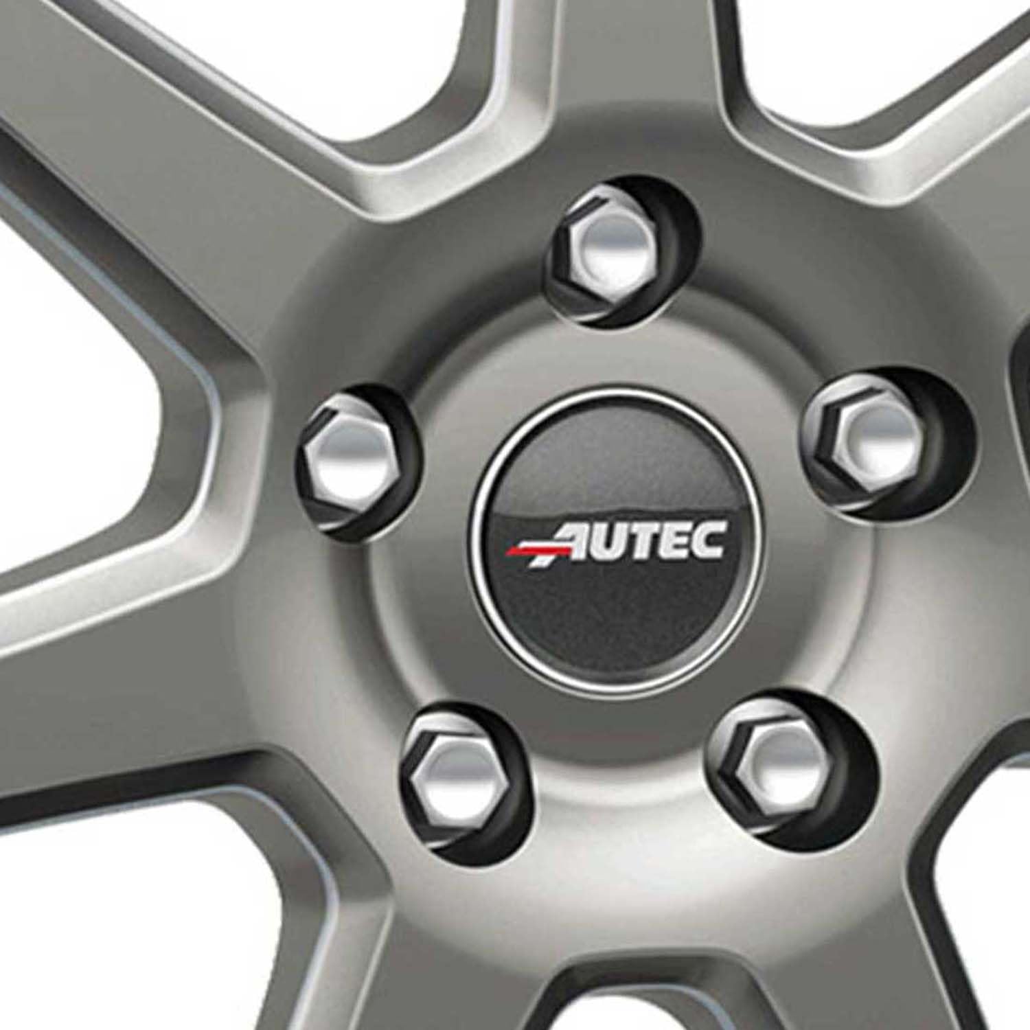 4x AUTEC Felgen Alufelgen TALLIN ECE 6.0x15 ET37 5x100 Titansilber kompatibel mit VW Polo Bora Golf IV New Beetle