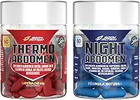Combo Suplementos Abdomen Dia E Noite 120 Caps Bodyaction