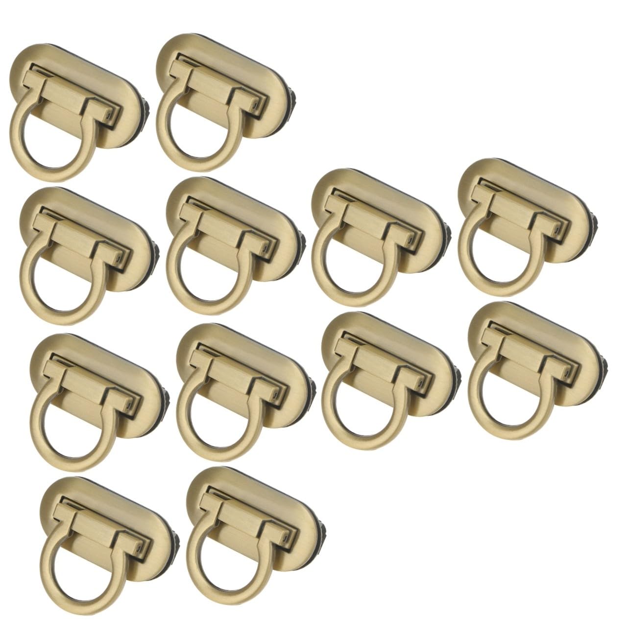 Uonlytech 3 Set Di Lucchetti in Lega Pressofusi Lucchetti Per Valigie Accessori Per Lucchetti Da Viaggio in Bronzo Lucchetti Di Ricambio 4 Pezzi*3