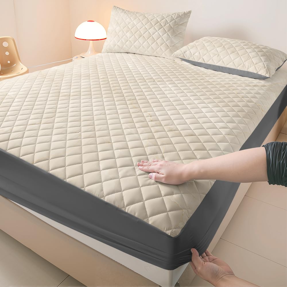 Morbuy Alèse Imperméable Matelassée (Golden Cloud 3,180x200cm)