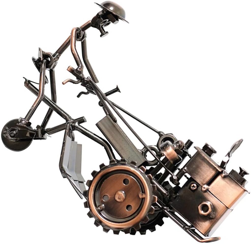 FOMIYES Vintage Iron Tractor Model Retro Desktop Ornament for Home Decor Creative for Indoor Atmosphere for Friends for Office and Desk Decoration
