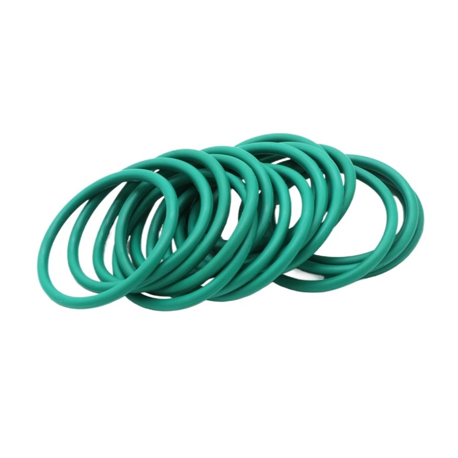 10-Pack Green CS 2mm Outer Diameter 5~160mm Sealing Gasket fluororubber(OD 15mm ID 11mm)