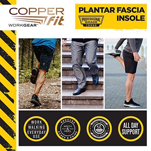 Copper Fit Men's Work Gear Heavy Duty Insoles, Blue, Size 9-13 #TOP4