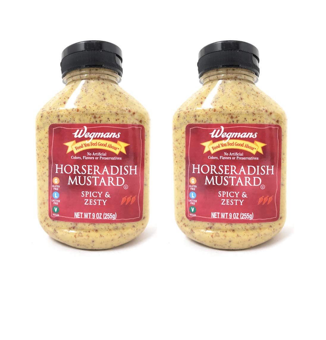 Wegmans Spicy & Zesty Horseradish Mustard (2 Pack, Total