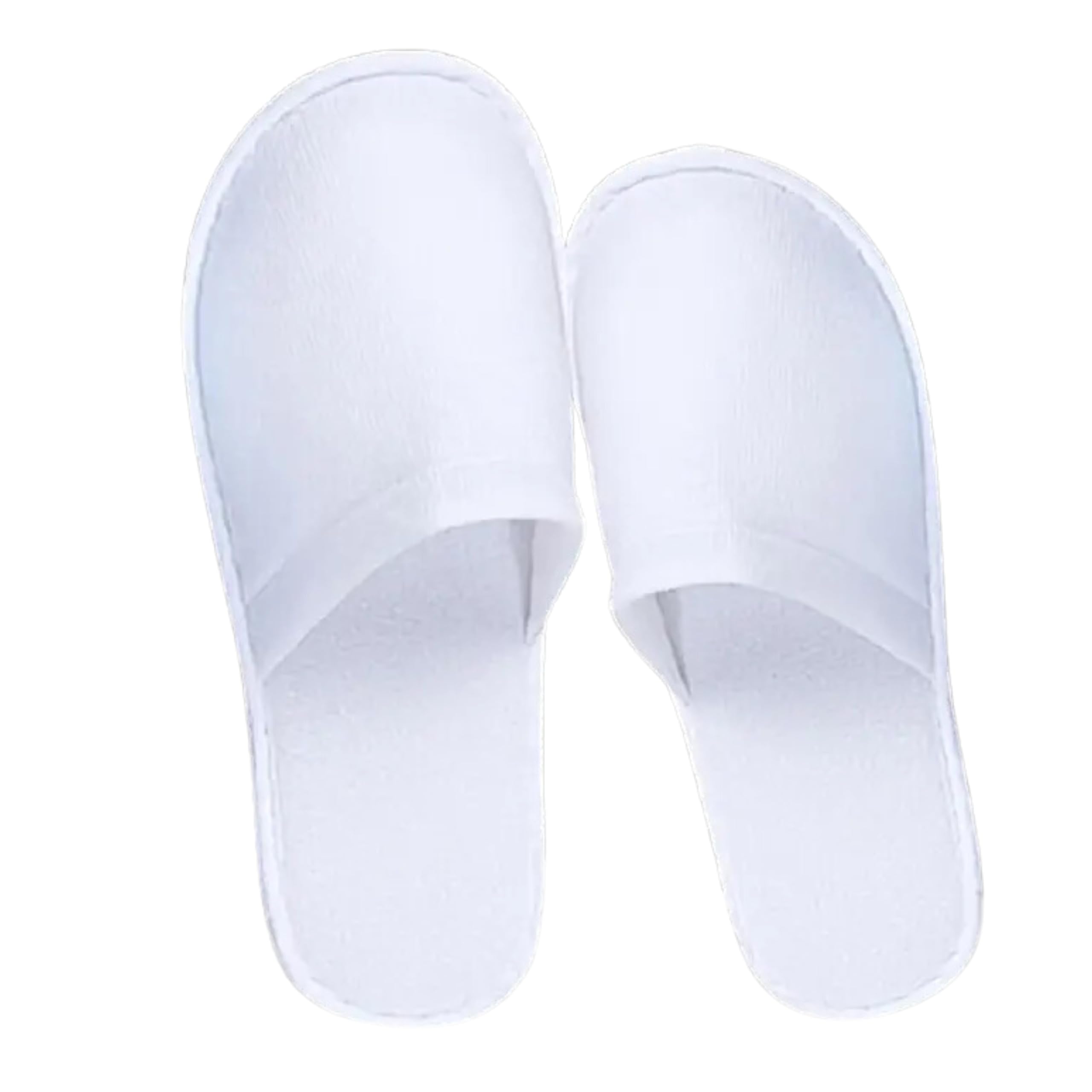 JackPro Comfort 1 Pairs Unisex Disposable Terry Towels Close Toe Non-Slip Slippers Spa Slipper Party Guest Salons Hotels Hospitals White Chappal (Free Size)-image-30