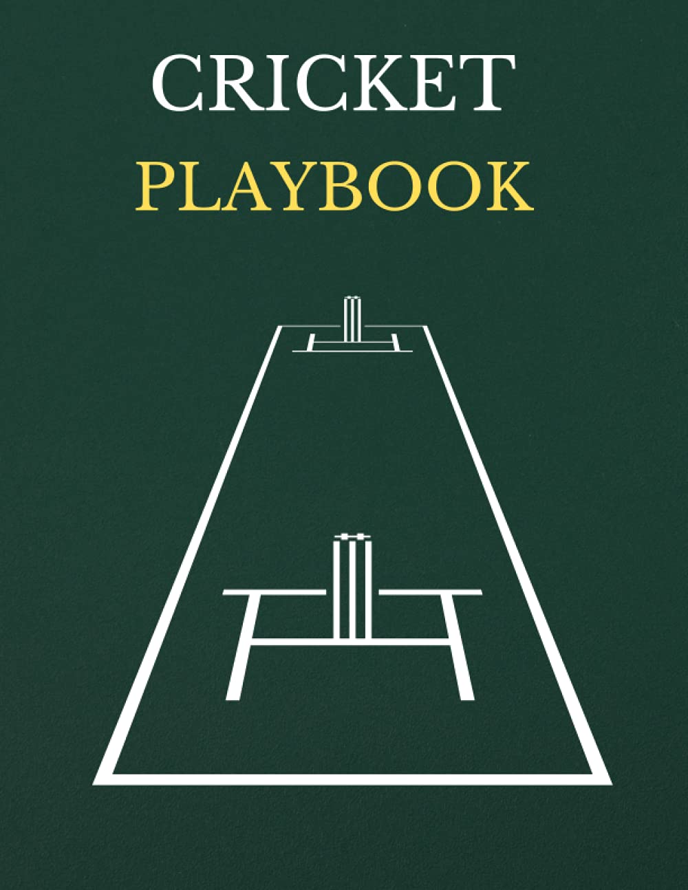 Cricket Playbook | Coach Notebook | Field Diagrams | Plays, Tactics and Strategies | Perfect Gift for Coach