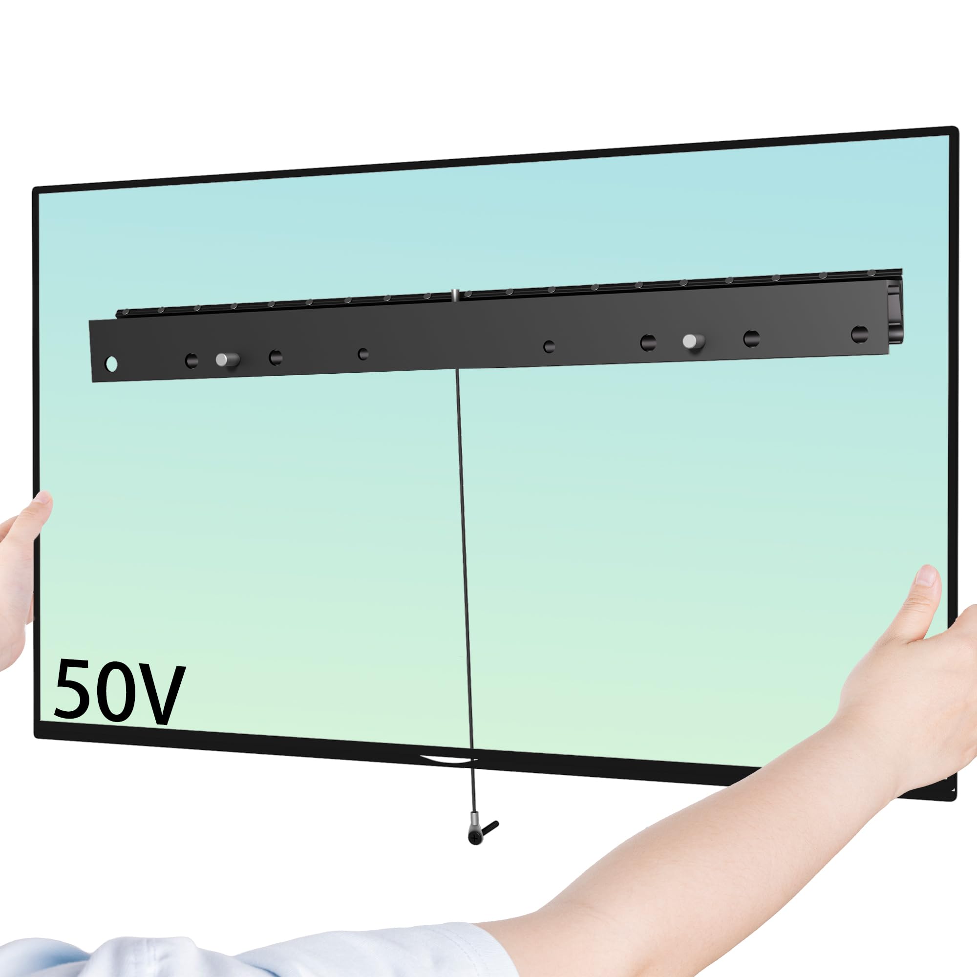 Antimbee TV Wandhalterung ohne Bolzen, Fernsehhalterung Wand, Wandhalterung Fernsehe für 13-55 Zoll LED/LCD/OLED Fernseher oder Monitor bis zu 45 KG, max. VESA 400x400mm