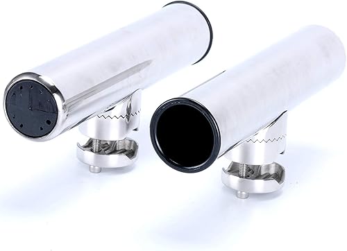 Miniatura 6 de Amarine Made Abrazadera de acero inoxidable para cañas de barco, soporte de caña de pescar para rieles de 0.866 in (78 pulgadas) a 0.984 in (1