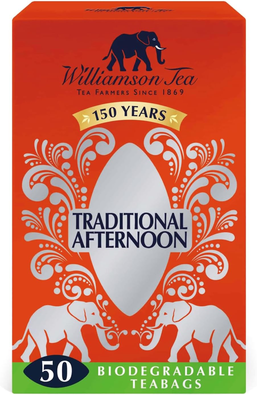 【大幅値下がり！】WilliamsonTea ウィリアムソン紅茶 トラディショナルアフタヌーンティー ティーバック 50Pが激安特価！