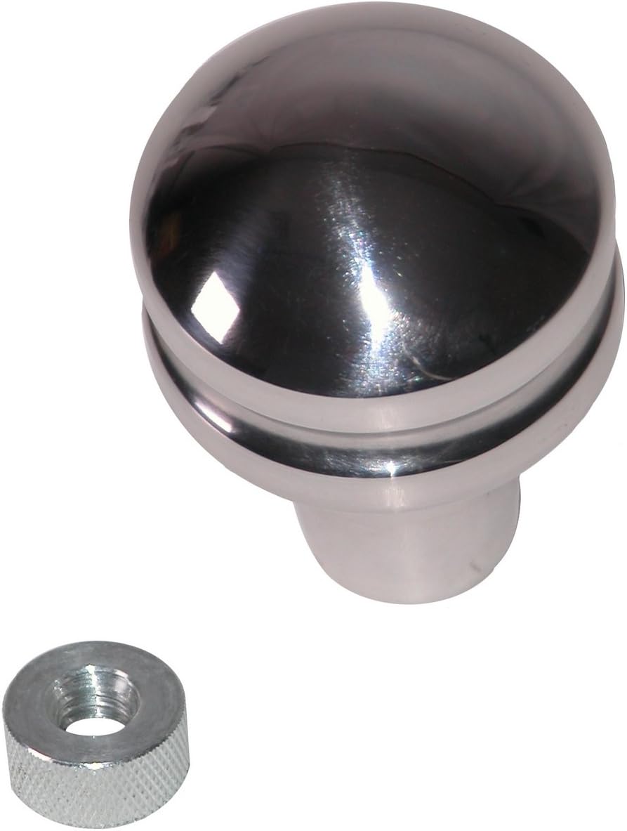 Rugged Ridge Transmission Shift Knob for Jeep Wrangler TJ | Billet Aluminum, Silver | 11420.23 | Fits 1997-2006 Jeep Wrangler TJ