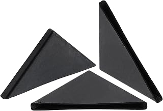 uxcell 20Pcs Plastic Corner Protectors 2x50mm Right Angle Shape Glass Corner Guards Cushion for Corner Protection of Glass, Mirror, Tile, Black