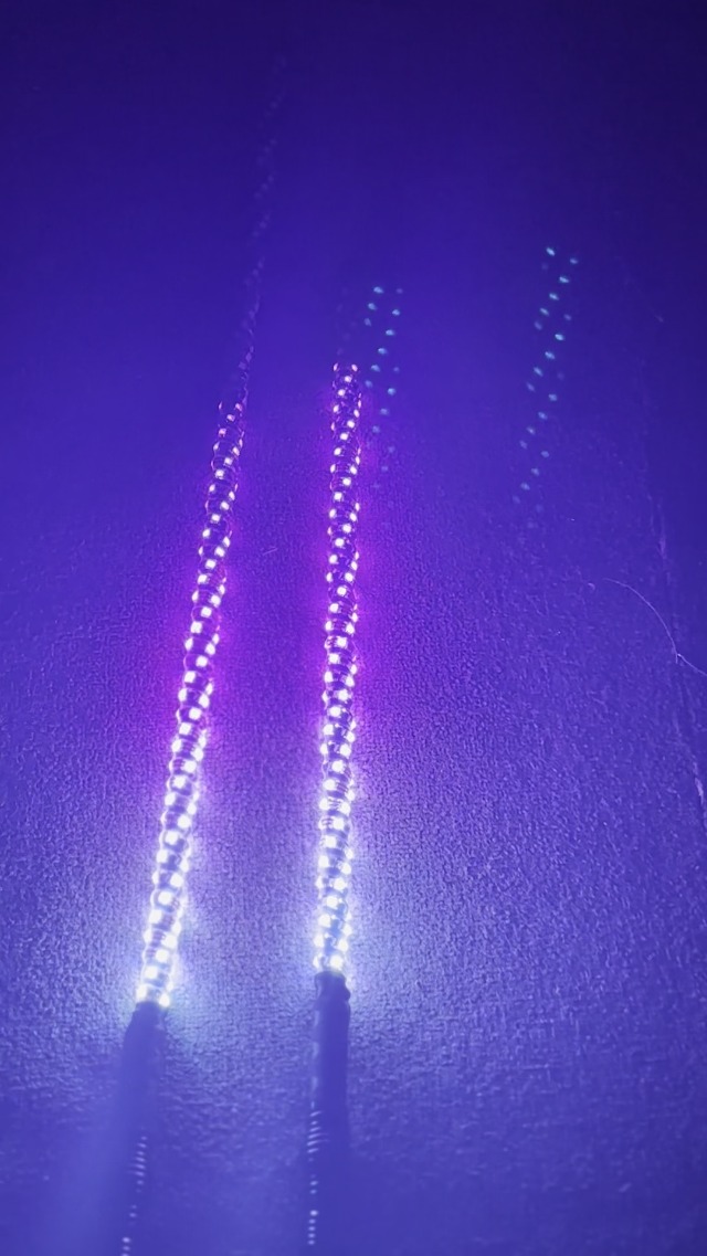 Amazon.com: ZIMABLUE 2PC 4FT Whip Lights for Side by Side, App
