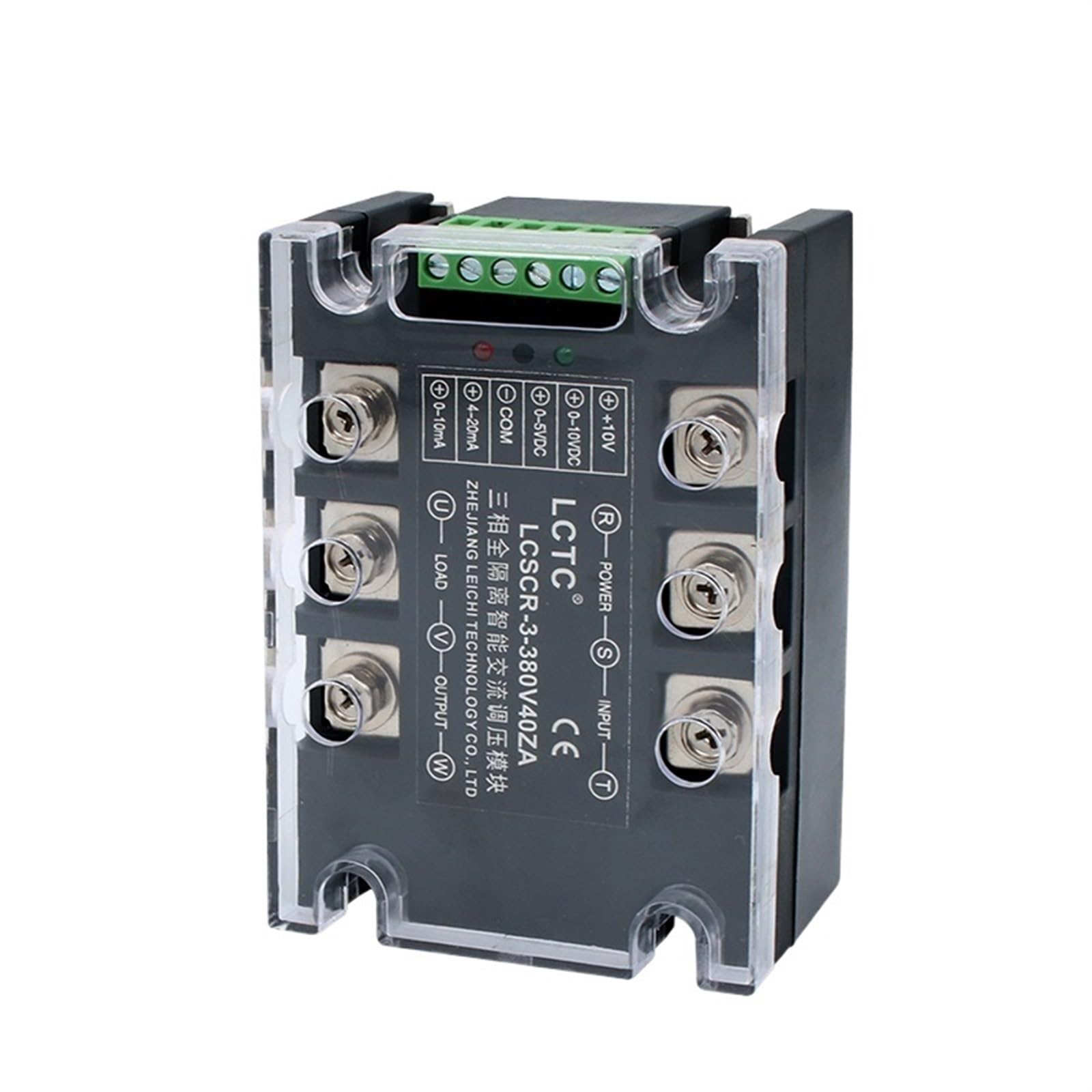 WBNFFUCYU Three Phase 380V 220V 25A 40A 60A 100A 150A 200A Fully Isolated Intelligent AC Voltage Regulator Module(60A)