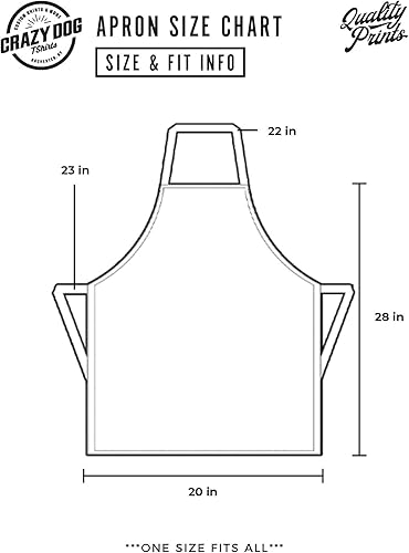 Miniatura 2 de Crazy Dog T-Shirts Bake The World A Better Place Cookout Apron Funny Novelty Kitchen Smock
