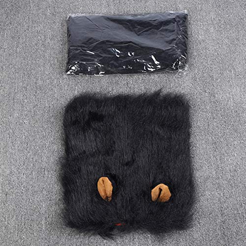 Funny Dog Costume, Lion Mane Wig For Dog Halloween Christmas Dress Up (With Ears, Color: Black, Size: Large) #TOP7