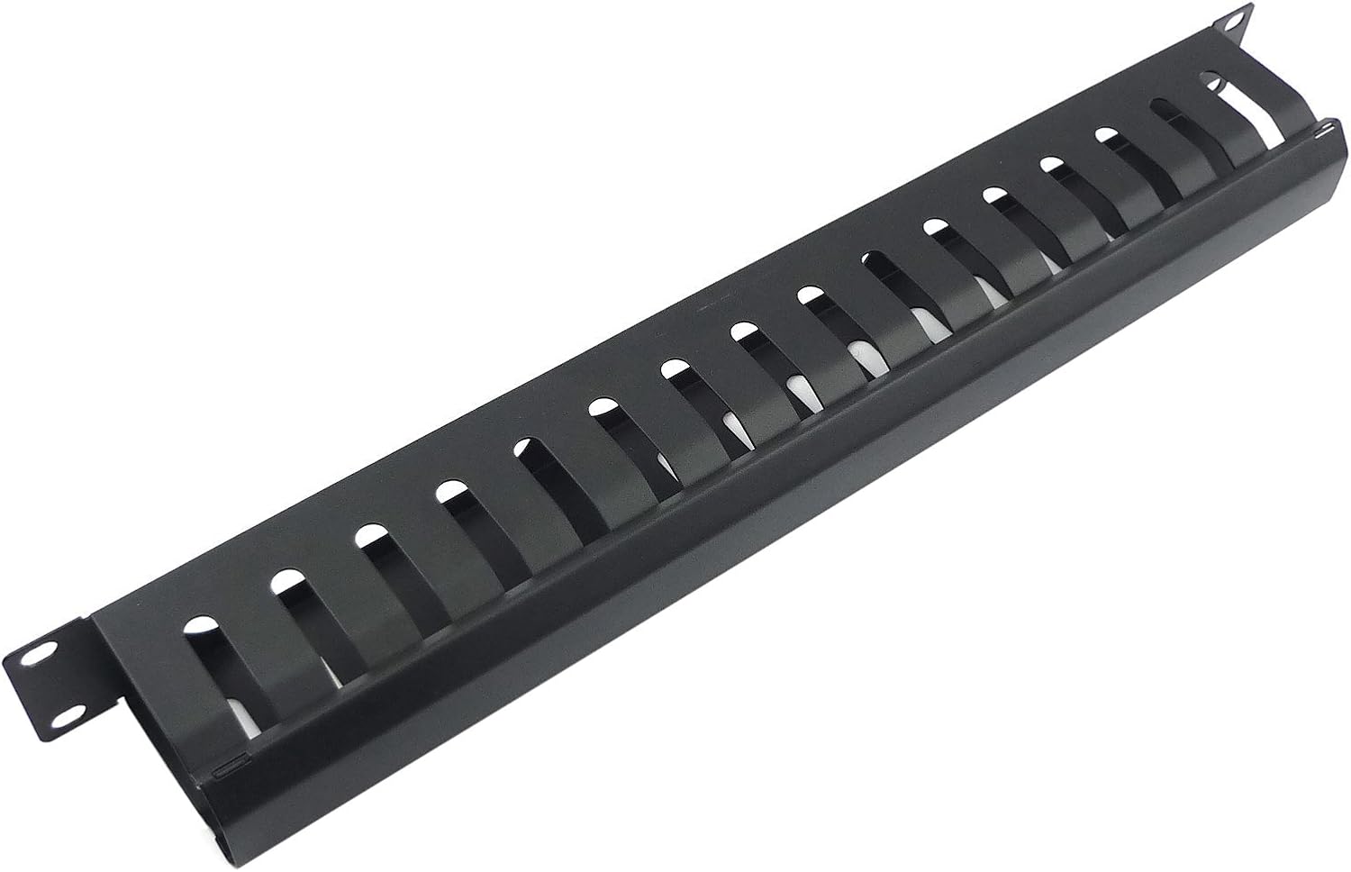 CNAweb 1U 19 Inch Metal Rack Mount Horizontal Cable Manager