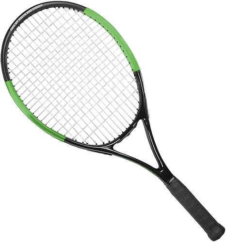 Miniatura 5 de KEVENZ Raqueta de tenis con bolsa de transporte, raqueta de tenis profesional para adultos, peso ligero y a prueba de golpes, verde..