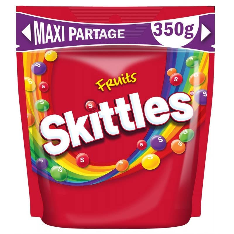 Bonbons Fruits SKITTLES pour colorer vos soirées cinéma en famille avec ce grand lot