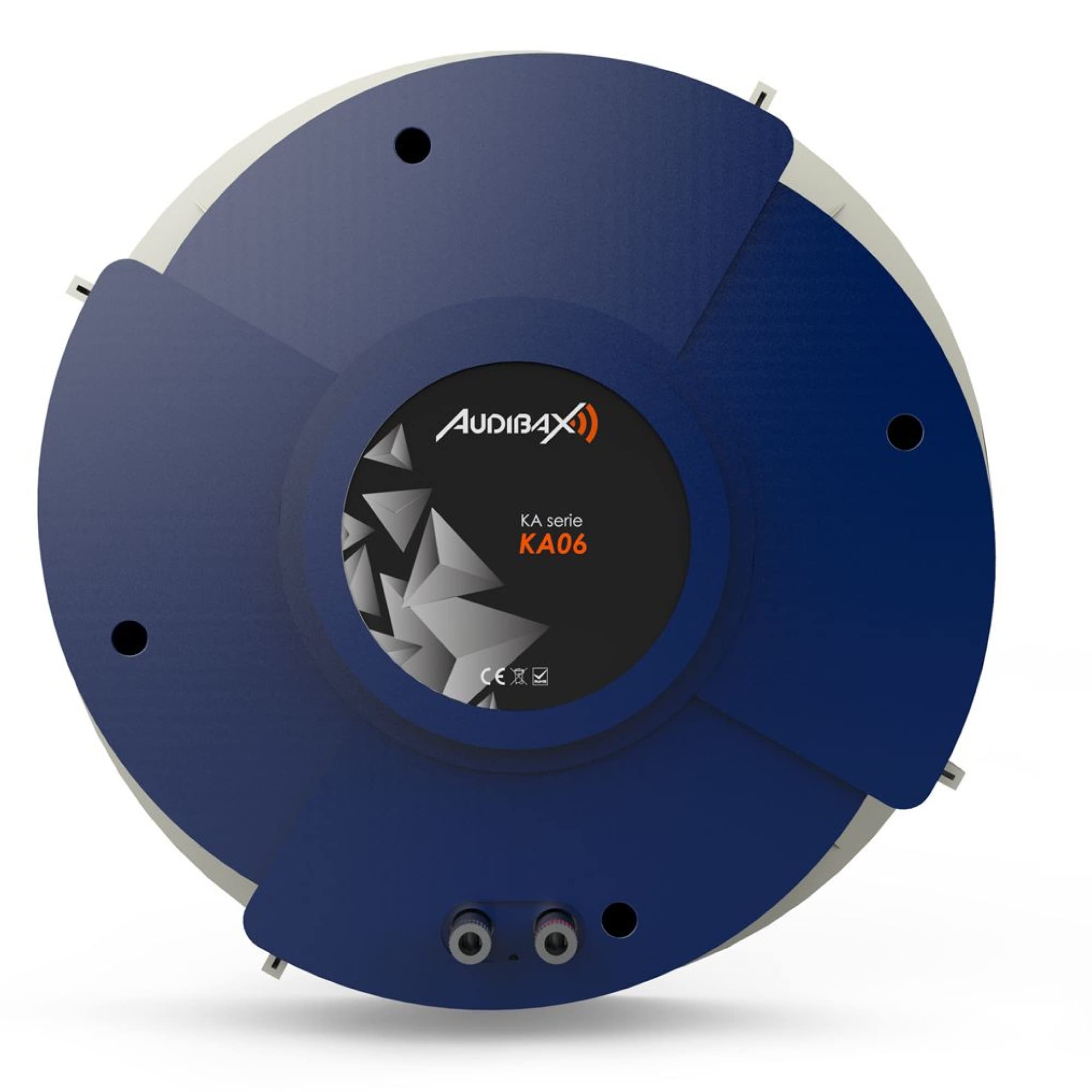 Audibax KA06 - Altoparlante da Soffitto da Incasso - Altoparlante da 60W - Altoparlante da 6,5 ​​pollici - Altoparlante Passivo a 2 vie - Sistema di Altoparlanti a Montaggio Facile - Cono in Kevlar