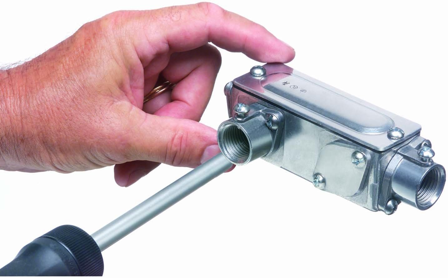 Arlington 930-1 AnyBODY Conduit Body 5-in-1 Combination LB, T, C, LR, LL, Metallic, 1/2 Inch