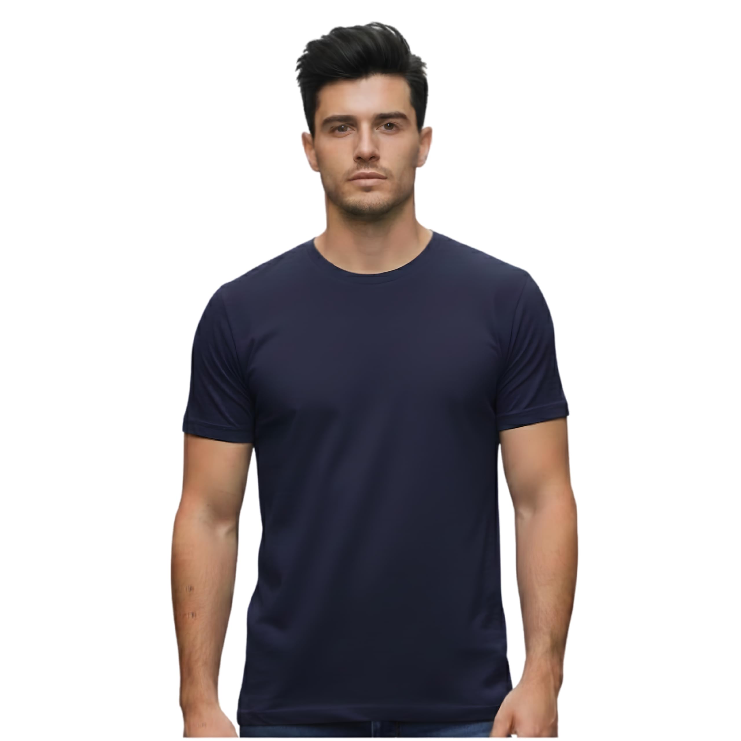 – Men’s Round Neck T-Shirt | Plain Tshirt– Regular fit | Half Sleeve | Cotton t-Shirt.