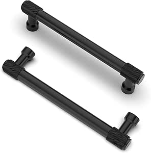 10 Stück Möbelgriffe 128mm Lochabstand - Gebürstetes Satin-Nickel