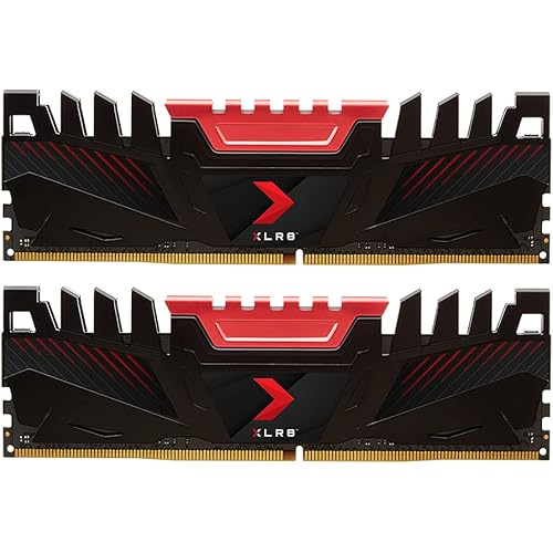 PNY XLR8 Gaming 16GB (2x8GB) DDR4 DRAM 2666MHz (PC4-21300) CL16 1.2V Dual Channel Desktop (DIMM) Memory Kit - MD16GK2D4266616XR