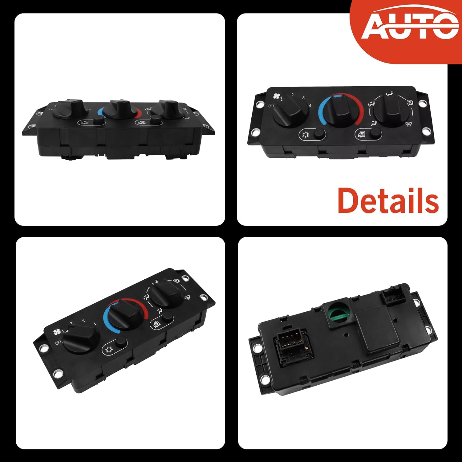 HVAC Climate Control Module Panel for Mack | 25110700 Compatible With MACK CHU612 CHU613 CHU614 CXU612 CXU613 CXU614 20992943