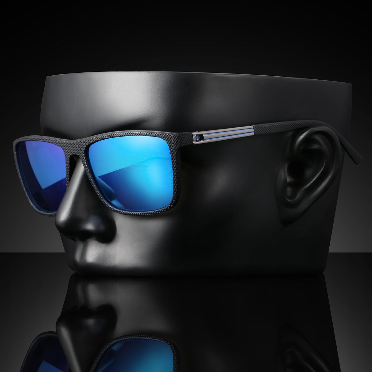 Polarized Sunglasses for Men Classic Lightweight Driving Fishing Golf Sun Glasses UV Protection Goggles