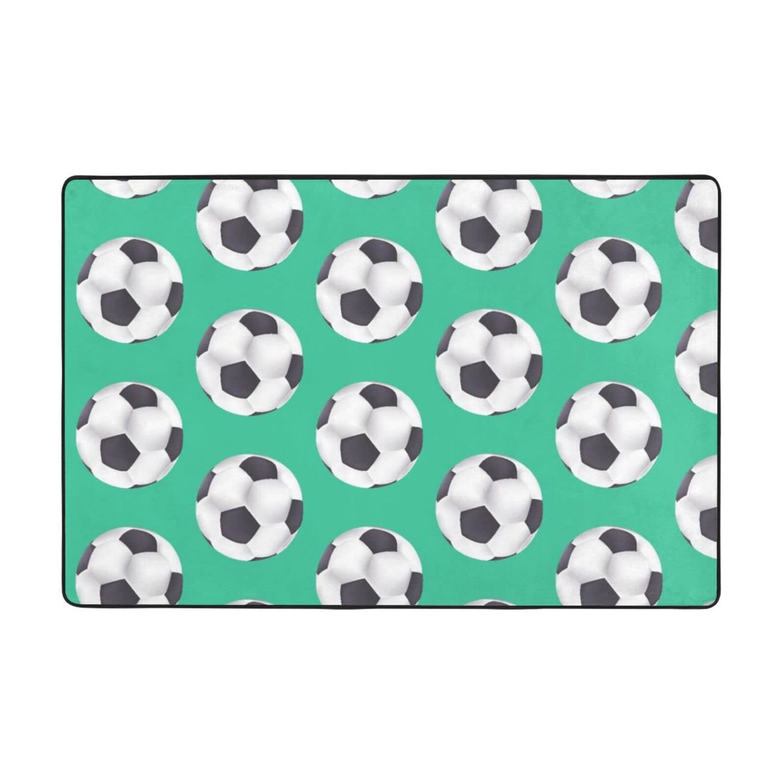 Tapis football doux en flanelle pour partager la passion du sport en famille