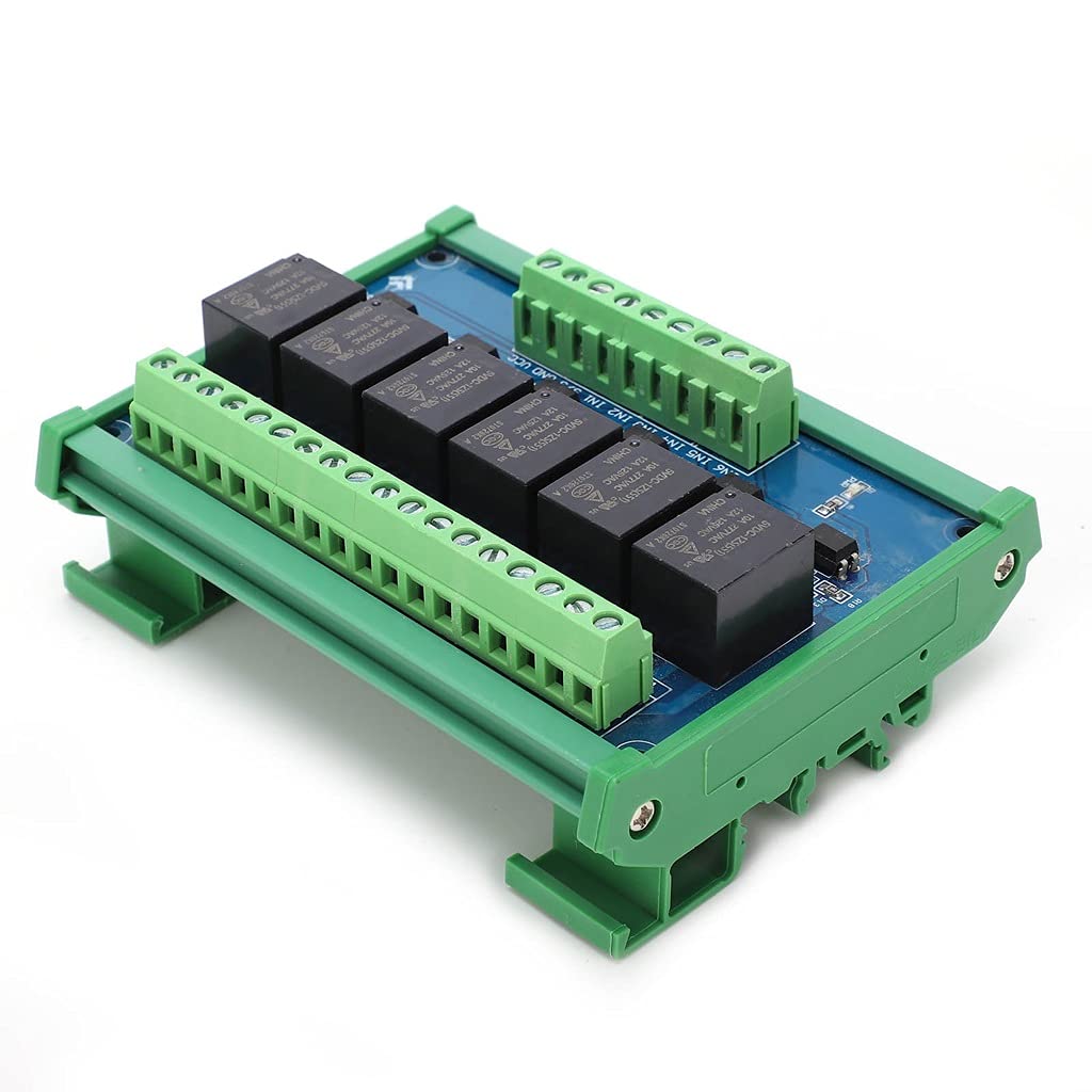 Buy ZHCWT Delay Relay Ethernet Relay 6 Channel Optocoupler Isolation ...