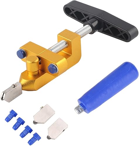 Kit de herramientas de corte de azulejos de vidrio, alicates de rotura de vidrio, herramienta de corte de vidrio de alta calidad de 3 a 0.591in con