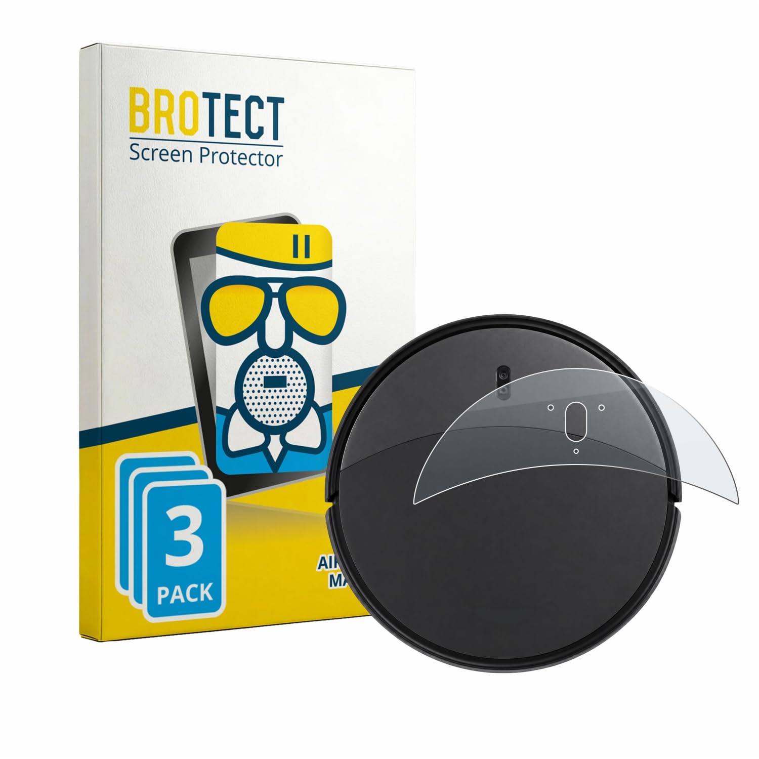 BROTECT Entspiegelungs Schutzglas für Roborock Saros 20 (3 Stück) Schutzfolie Panzer Glas Matt [Extrem Kratzfest 9H, Anti-Reflex, Anti-Fingerprint]