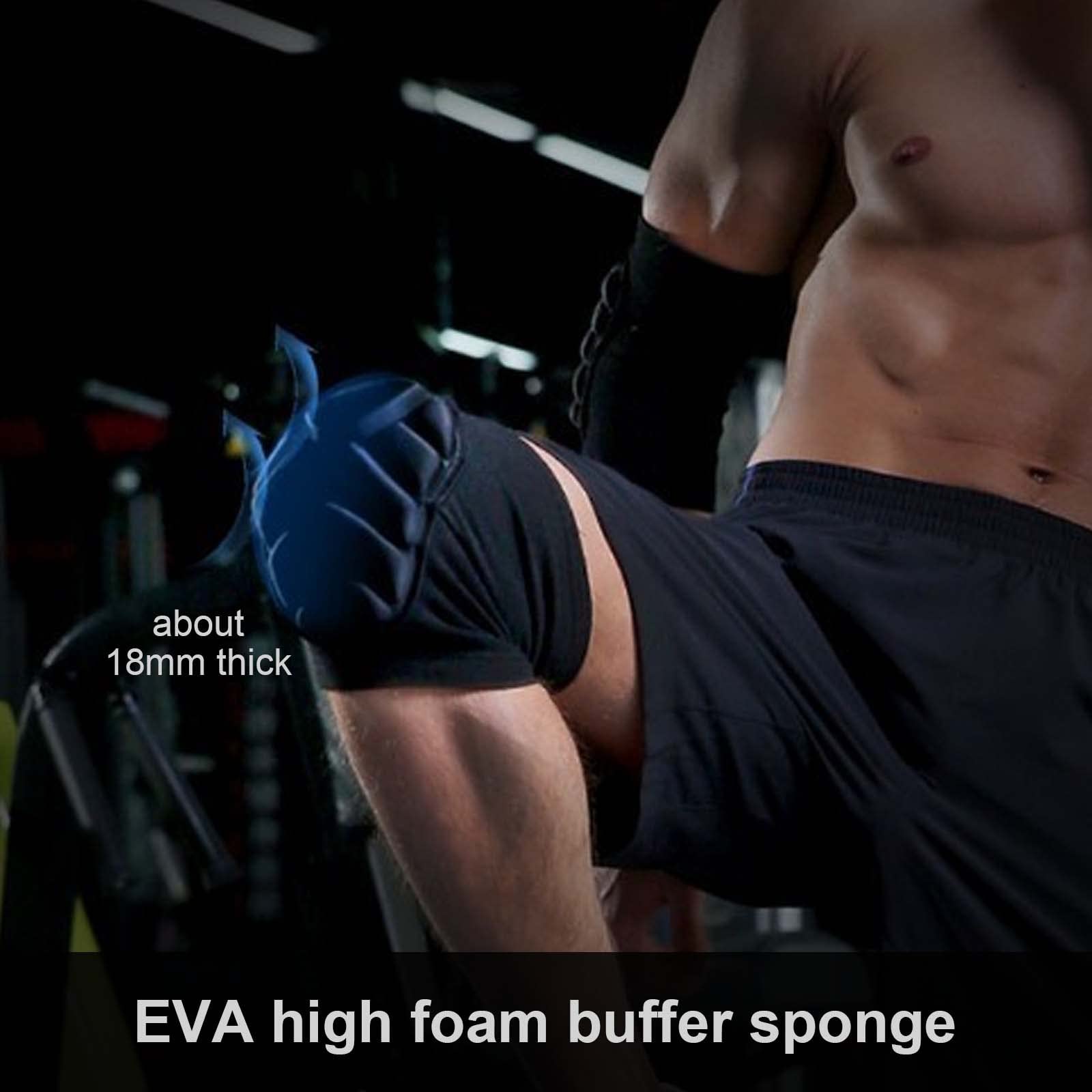 Tutore Ginocchio Con Imbottitura XL | Ginocchiera Sportiva Per Calcio, Basket E Corsa - Foto 10