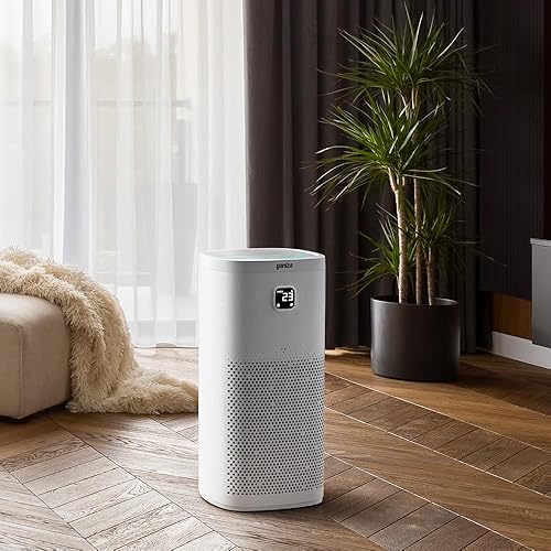 Miniatura 5 de Purificadores de aire para habitación grande en el hogar cobertura de 2064 pies cuadrados con monitor de calidad de aire, Ganiza H13 True HEPA