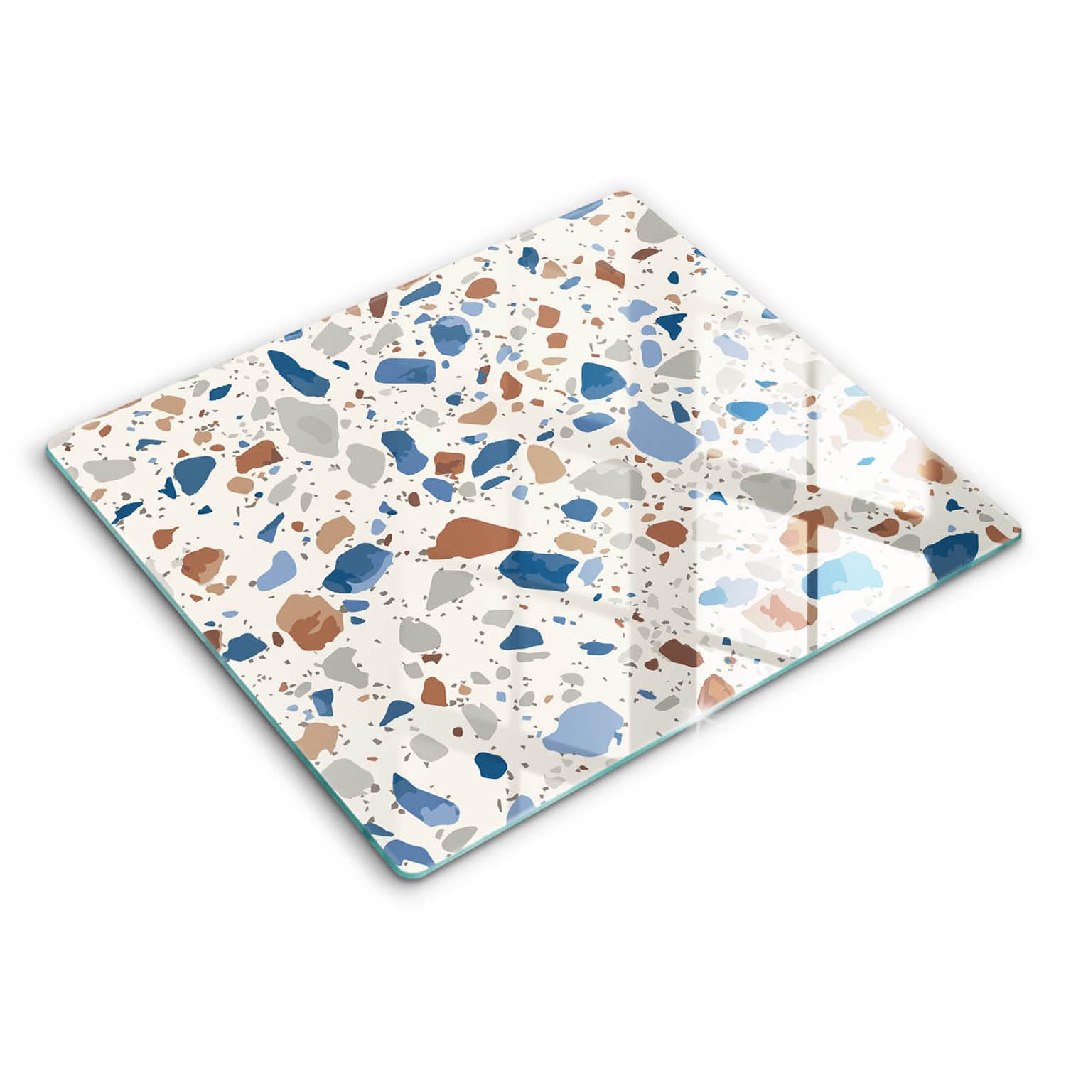 Plaque de protection induction multifonctionnelle 60x52 cm en verre résistant