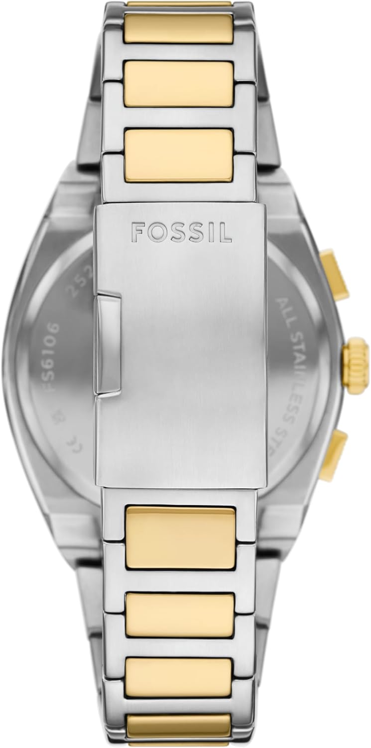 Fossil Men's Everett Quartz Stainless Steel Three-Hand Watch - Image 2